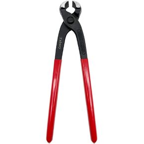 Ear Clamp Pliers, Pincer Crimper Tool, Single Ear Hose Clamps Pliers for Auto ATV UTV, Nail Puller for Securing Pipe Hoses, Front Jaw