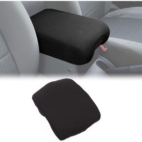 for JK Center Console Cover Pad Armrest Cover Cushion for 2007-2010 Jeep Wrangler JK JKU Sahara Sport Rubicon X & Unlimited
