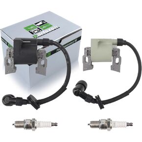Left Right Ignition Coil Set for Honda GX670 GX620 GX610 GX620K1 V-Twin 18-24 Hp Replace for 30500-ZJ1-013, 30500-ZJ1-023, 30500-ZJ1-844