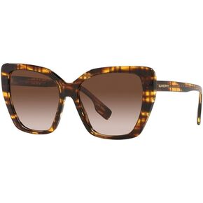 BURBERRY Sunglasses BE 4366 398113 Tamsin Top Check/Striped Brown