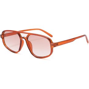 HYLLE Aviator Sunglasses for Women Retro Trendy Lightweight Stylish 90s Shades
