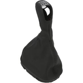 Majatou 6-Speed car Shift knob Manual Club with dust Cover, Car Shift Lever dust Cover, ABS PU Shift Lever dust Cover, Used for Replacing C W203 S203