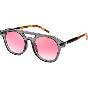 FEISEDY Retro Square Aviator Sunglasses Womens Mens Trendy 70s Vintage Stylish Frame UV400 Sun Glasses B0051