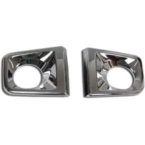 Beautost Fit for Toyota Tacoma 2015-2019 Chrome Front Fog Light Lamp Cover Trims