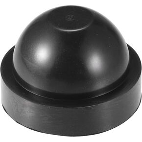 Motoforti Universal 85mm Automotive Headlight Dust Cover Headlight Dust Caps for Led, Rubber, Black