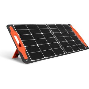 100W Portable Solar Panel Foldable Solar Panel Charger US Solar Cells with USB Outputs for Power Station Generator Phones Tablets Outdoor Camping RV Trips Adventures