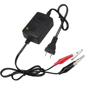 Sealed Lead Acid Battery Charger, 12V 1000mA SLA Battery Charger Maintainer with Short Circuit Protection, Universal Charger Adapter for Car Truck Motorcycle, Car Accessories