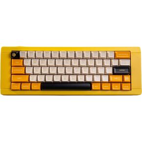 PBT Keycaps - Banana Keycap Set Double Shot PBT Keycaps RSA Profile 160 Keys Custom Keycaps Set for Mechanical Keyboard Keycaps