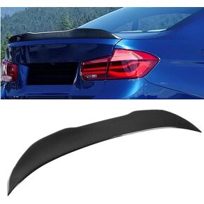 MotorFansClub سبويلر من ألياف الكربون الحقيقية، جناح سبويلر خلفي مناسب لسيارات BMW F30 3 Series 2012-2018، مناسب لسيارة F80 M3 سيدان 2014-2019، مناسب لـ 318i 320i 325i 328i 330i 335i 340i PSM Style Duckbill Wing Lip in Kuwait