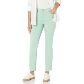 Gloria Vanderbilt Womens Amanda Classic High Rise Tapered Jeans, Jade Breeze, 20 US