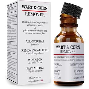 WABRINY Wart & Corn Remover, Smoothes Skin Gentle Fast Acting Liquid Freeze Off Wart Removal for Plantar Wart Flat Warts and Corns, at-Home Skin Tag Remover-1120-J2