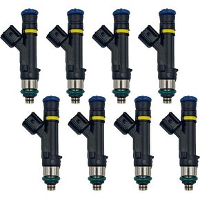 Fuel Injectors Compatible with 2007 2008 Ford F150 5.4L, 2007-2010 F250 F350 Super Duty 5.4L, 2007-2008 Lincoln Mark LT 5.4L Replace 0280158138 62402 7C3Z9F593A Set of 8