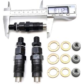 3PCS Fuel Injector + Seal Kit With Heat Shield 131406360 SBA131406360 1703-3422 for Ford New Holland C175 L160 L170 L175 L565 LS160 LS170 LX665 1320 1520 1530 1620 1630 TC33D TC35 TC45 N844