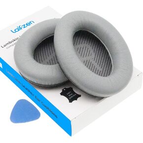 Lambskin QC45 Earpads Cushions Replacement Ear Pads for Bose QC 45 QuietComfort Sheepskin Handpicked-Quality (QC45 Black)