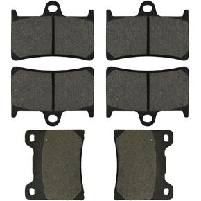 AHL Semi-metallic Brake Pads Set for Yamaha YZF600R YZF600 R 1997-2007