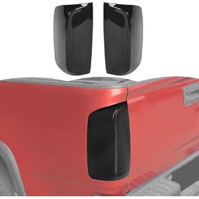 RT-TCZ Smoked Black Tail Light Lamp Cover Guard Trim Decoration Exterior Accessories for Chevy Colorado 2014-2022