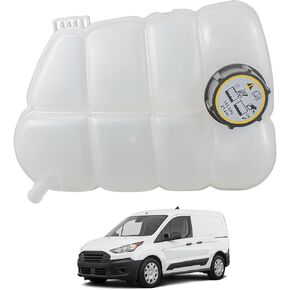 Engine Coolant Reservoir Tank with Cap Compatible with 2013 - 2016 Ford Escape, 2013 - 2018 Ford Focus, 2014 - 2020 Ford Transit Connect, Coolant Reservoir Replaces 603-278 CV6Z8A080C