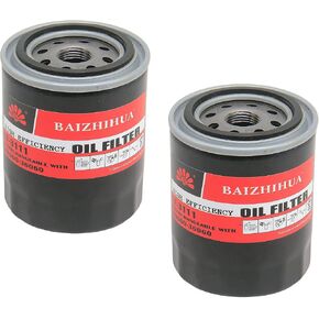 2-PACK BAIZHIHUA 3111 Hydraulic Transmission Oil Filter Replace HH660-36060, 66021-36060 Fits Kubota B1550 B1700 B1750 B21 B2100 B2400 B2410 B26 B2630 B2710 B2910 B3030 B6100 B7200 B7300 B7400 Tractor