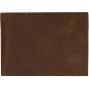 Premium RFID Men's Leather Bifold Wallet | Timeless Design, Full-Grain Leather, RFID Protection, Brown