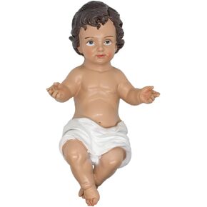 VILLAGE GIFT IMPORTERS 10" Nativity Baby Jesus | Christ Child for Creche | Christmas Figurine for Manger Scene | Spiritual Holiday Decoration for Indoor Use | Place on Table or Under Tree