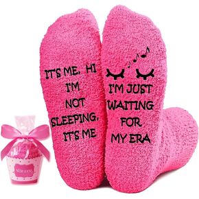 【Socks Gift in Cake Cup】Tay lor Lovely Cute Women's Socks Funny Merch Birthday Gifts Stuff Christmas Valentines Thanksgiving Halloween New Year Gift for Her Girlfriend