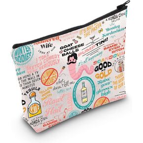 WZMPA Vanderpump Housewife Cosmetic Bag Vanderpump Fans Gift Vanderpump TV Show Zipper Pouch Bag Vanderpump Merchandise (Good as Gold)