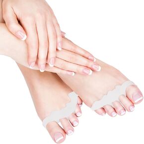 FOOTINSOLE.COM Comfort Toe Orthopedic Bunion Corrector Spacer & Gel Spreader: Advanced Precision Relief, Alignment Support, and Enhanced Comfort Technology for Bunions and Toe Alignment (3 pairs)
