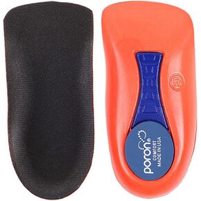 Orthotic Inserts 3/4 Length, Plantar Fasciitis Insoles Heel Cushion, Arch Support Shoe Inserts Insoles for Women and Men Flat Feet, Over-Pronation, High Arch Support Heel Spur Foot Pain Relief (L)