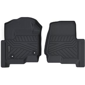 Floor Mat & Trunk Mat & Backrest Mat for 2015-2024 2025 Ford Edge TPE All Weather Protection 2 Rows Car Floor Liners & Velcro Cargo Liners Covering The backrest
