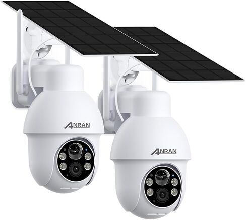 2K Security Camera Outdoor-Solar Security Cameras Wireless Outdoor with 360° View, Smart Siren, Spotlights, 3MP Color Night Vision, AI Human Detection, 2-Way Talk, Compatible with Alexa, Q3 in Saudi Arabia