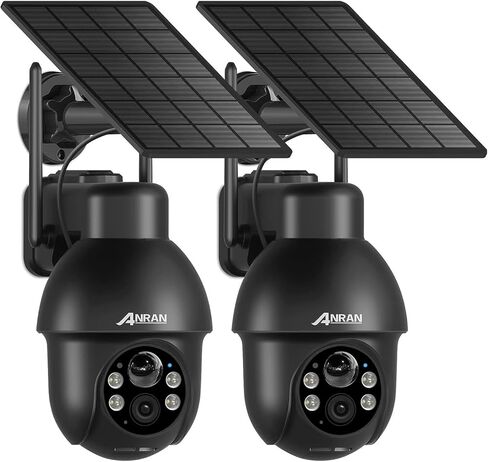 2K Security Camera Outdoor-Solar Security Cameras Wireless Outdoor with 360° View, Smart Siren, Spotlights, 3MP Color Night Vision, AI Human Detection, 2-Way Talk, Compatible with Alexa, Q3 in Saudi Arabia