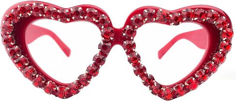 Love Heart Shaped Reading Glasses Women Big Diamond Reader Glasses Fashion Blue light blocking Rhinestone Eyeglasses in Kuwait