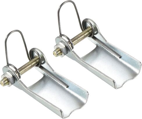 PATIKIL 1.3 Inch Replacement Hooks Latch, 2 Pack Metal Towing Receiver Hitch for Clevis Hook Trailer, Silver in Saudi Arabia