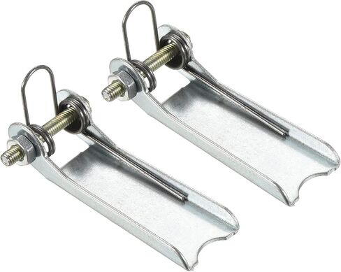PATIKIL 1.3 Inch Replacement Hooks Latch, 2 Pack Metal Towing Receiver Hitch for Clevis Hook Trailer, Silver in Saudi Arabia