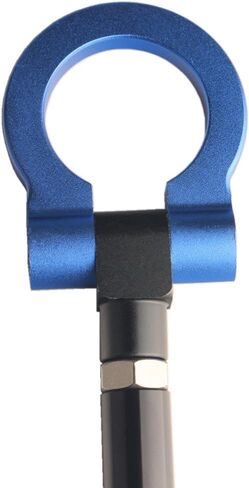 Dewhel Racing Sports Track Racing Style ألومنيوم سحب هوك أمامي خلفي لـ 14-21 شيفروليه كورفيت C7 Z06 ZR1 Stingray Z51 C8 (أسود) in Kuwait