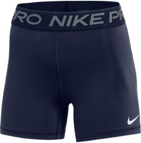 Nike Women's Pro 365 5 Inch Shorts (Large, Navy) in Saudi Arabia