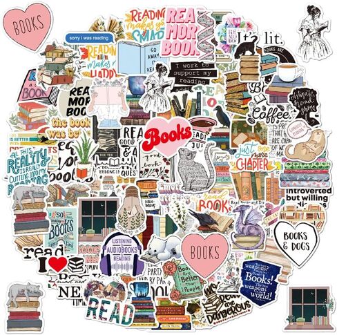 50Pcs Cat Stickers, Kawaii Stickers Vinyl Waterproof Stickers, for Laptop Water Bottle Skateboard Luggage Car Bumper Cute Cat Stickers for Adults Teens in Saudi Arabia