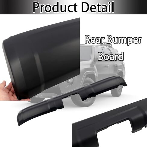 قالب المصد الخلفي للوحة الستارة السفلية متوافق مع Toyota 4Runner 2014-2024 أسود غير لامع (غير مناسب لـ Limited & TRD Sport) in Kuwait