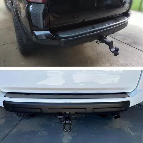 قالب المصد الخلفي للوحة الستارة السفلية متوافق مع Toyota 4Runner 2014-2024 أسود غير لامع (غير مناسب لـ Limited & TRD Sport) in Kuwait