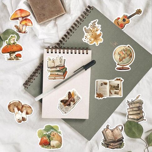 Yoksas Vintage Greek Mythology Stickers - 50Pcs Vinyl Waterproof Greece Twelve Olympians Stickers for Scrapbook,Laptops,Water Bottles in Kuwait