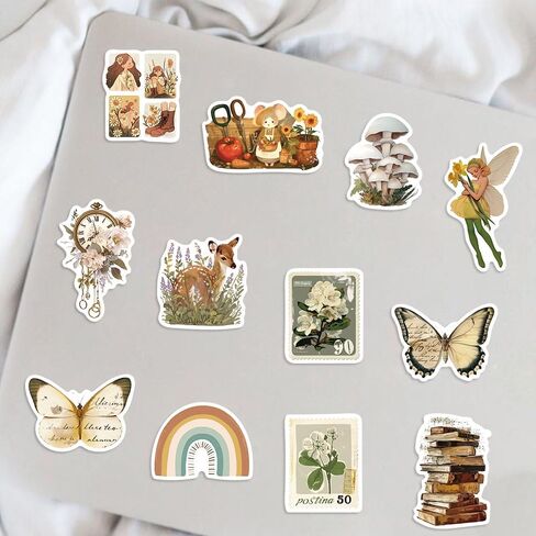 Yoksas Vintage Greek Mythology Stickers - 50Pcs Vinyl Waterproof Greece Twelve Olympians Stickers for Scrapbook,Laptops,Water Bottles in Kuwait
