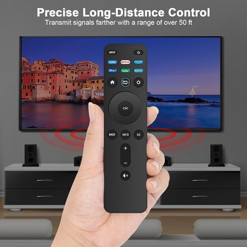 XRT136 Universal Remote-Control, Compatible with VIZIO D-Series M-Series P-Series V-Series UHD LED LCD Smart TVs in Saudi Arabia