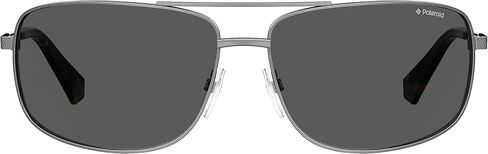نظارات شمسية بولارويد للرجال PLD 2101/S Caravan نظارات شمسية، روثينيوم داكن/رمادي مستقطب، 63 ملم، 14 ملم in Kuwait