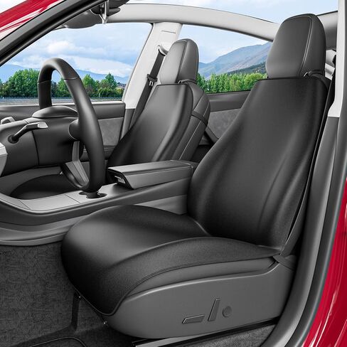 PTYYDS Front Car Seat Covers Compatible with Universal SUV Pickup Car Neoprene Seat Protectors Black Seat Covers Replacement for Car Accessories (2Pcs) in Saudi Arabia
