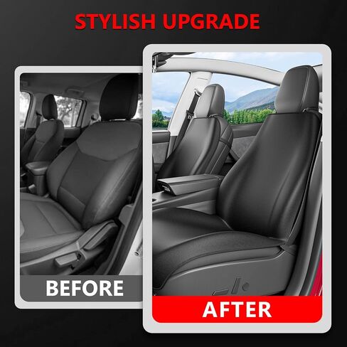 PTYYDS Front Car Seat Covers Compatible with Universal SUV Pickup Car Neoprene Seat Protectors Black Seat Covers Replacement for Car Accessories (2Pcs) in Saudi Arabia