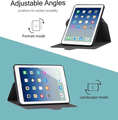Rotating Case for iPad 9.7 inch 6th/5th (2018/2017), and iPad Air 2 with Auto Sleep/Wake, Unicorn in Saudi Arabia