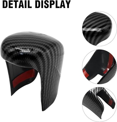 MDEOOSKY والعتاد التحول المقبض استبدال غطاء لهوندا سيفيك 10th الجنرال 2016-2021 ABS ألياف الكربون الأسود نمط ناقل حركة أوتوماتيكي رافعة الكسوة in Kuwait