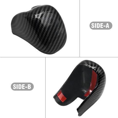 MDEOOSKY والعتاد التحول المقبض استبدال غطاء لهوندا سيفيك 10th الجنرال 2016-2021 ABS ألياف الكربون الأسود نمط ناقل حركة أوتوماتيكي رافعة الكسوة in Kuwait