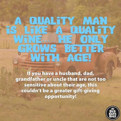 OLD GUYS RULE Men's Graphic T-Shirt, It Took Decades - Father's Day, Birthday Gift - Funny Novelty Tee for Vintage Truck, Car in Kuwait