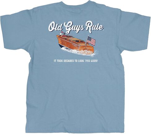 OLD GUYS RULE Men's Graphic T-Shirt, It Took Decades - Father's Day, Birthday Gift - Funny Novelty Tee for Vintage Truck, Car in Kuwait